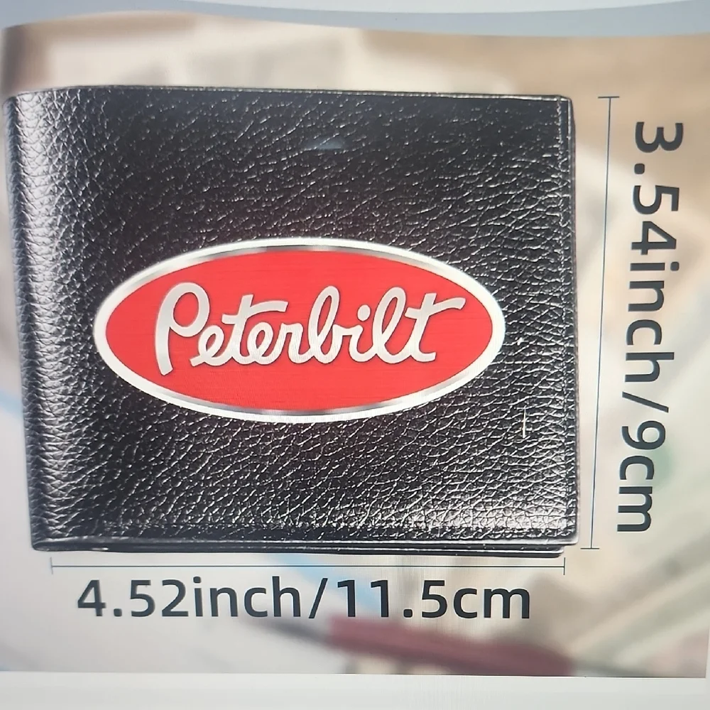 Peterbilt Black Bifold Wallet